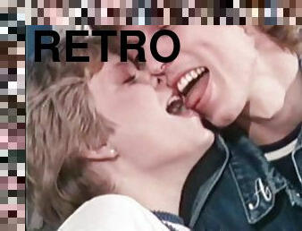 Schoolgirls retro hardcore porn video