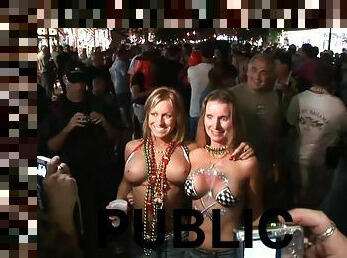 Fantasy Fest Party Girls - public nudity