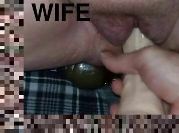 Enjoying wife juicy pussy