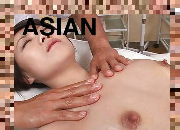Hina Aizawa - Asian massage fetish hardcore with oiled up Japanese babe