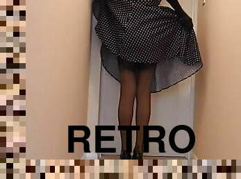 Retro dress and stockings 3