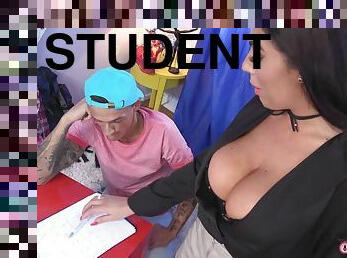 payudara-besar, pelajar, guru, jenis-pornografi-milf, muda-diatas-18, bersetubuh