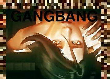 nere, gangbang, neri, 3d