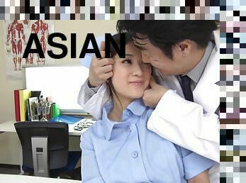 Asian amoral nurse Anna Kimijima exciting video