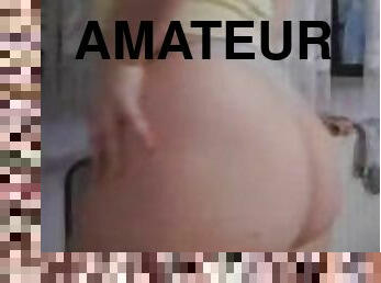 cul, amateur, ados, allemand, butin, sale, culotte, ejaculation, solo