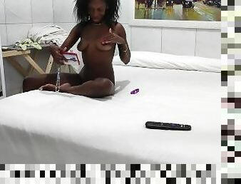 masturbation, chatte-pussy, ébène, latina, black, butin, minuscule