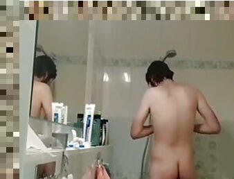 mandi, kurus, amateur, homoseksual, muda18, european, euro, kelakar, mandi-shower, solo