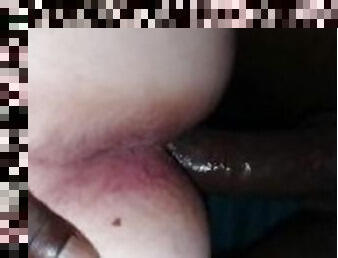 White bbw anal attempt