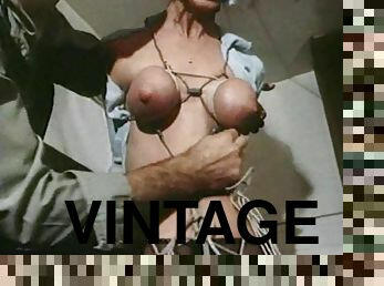 vintage, bdsm, bunden, tight, bondage, höga-klackar