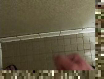 Cumming in College Dorm Shower