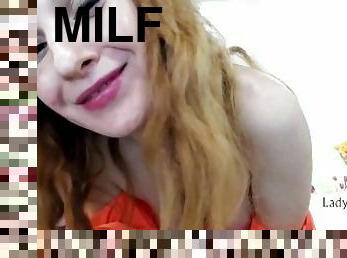 cul, levrette, masturbation, chatte-pussy, russe, amateur, milf, maison, doigtage, rousse