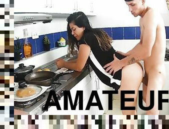 amador, caseiro, latina, câmara, casal, brasil, vigia, cozinha, jovem18, morena