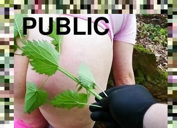 tits, ass and pussy - nettles - public