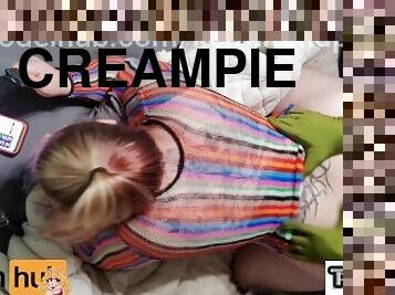 Rainbow Colored Outfit Piggy Fucked Doggy Deep Creampie Pussy Close Ups Backshots Jiggly