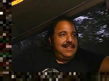Sexy ladies have a threesome the horny old man ron jeremy