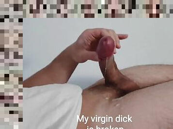 masturbation, amateur, ejaculation-sur-le-corps, ejaculation, fétiche, solo, virgin