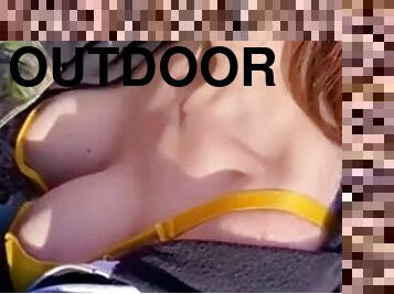 Big Tits Brunette Sex Outdoor