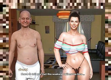 عجوز, امرأة, لسان, متشددين, ثلاثي, وجهة-نظر, dad-girl, شباب-18, ربه-منزل, 3d