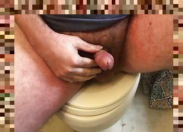 Masturbating in the bathroom again