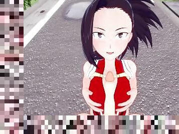 Momo Yaoyorozu having sex JUST POV My hero Academia