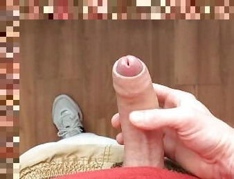 Sexy Uncut Dick Rubbing By Hands