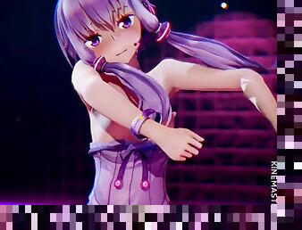 MMD Yuzuki Yukari no panties dance