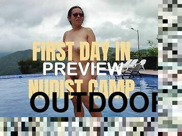 PREVIEW OF MY HOTTEST DAY IN NUDIST CAMP WITH CUMANDRIDE6 AND OLPR