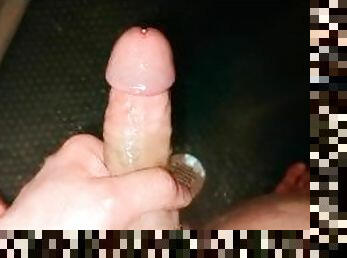 Shower handjob with 21yo BWC