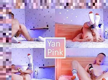 I love fucking my sex toy and not holding back my moans - Yan Pink