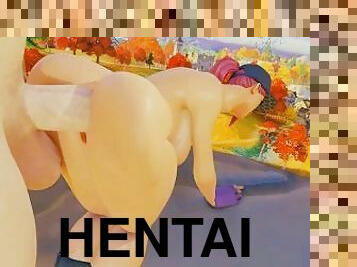 recopilación, playa, anime, hentai, 3d