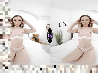 TmwVRnet - Silvia Wise - Naughty little show in bed