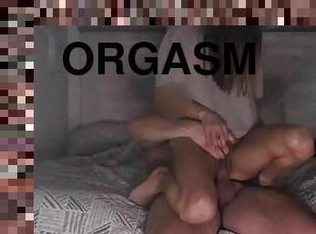 petite latina can't handle intense orgasm *HUGE CUMSHOT*