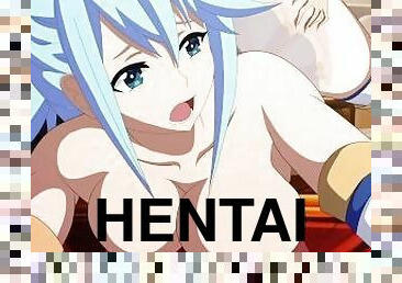 røv, store-patter, offentlig, anime, hentai, patter