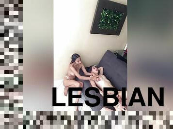 Trio Of Lesbians Licking Rich Pussies And Fucking Pussy With The Dildo