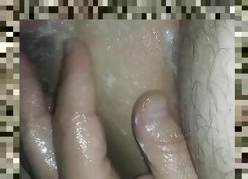 dyakol-masturbation, baguhan, talsik-ng-tamod, gawa-sa-bahay, pov, tamod, titi