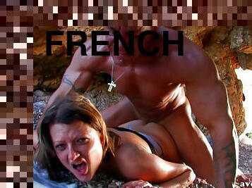 French Try Amateur Porn Outdoor With Her Gir