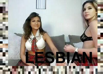 amatir, lesbian-lesbian, remaja, webcam