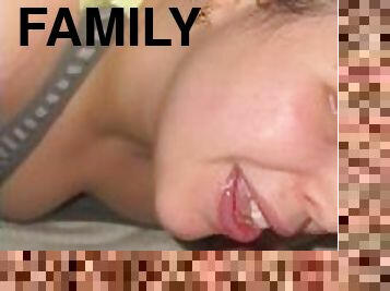 Family party my cousin gets horny