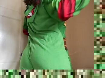 Ninja Turtle Shows Off Her Curves