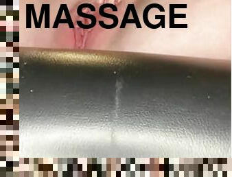 masturbate w me, 6 in dildo and vibrator on desk chair (audio)