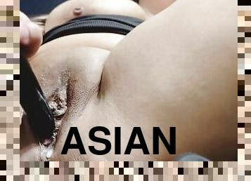 asiatic, cur, pasarica, tasnit, amatori, anal, jucarie, calarind, dildo, solo