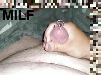 amatør, cumshot, milf, mamma, handjob, pov, cum, piercet, mor, melk