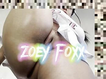 Bratty Latina Oiled Up Anal Training - Zoey Foxx