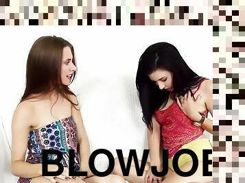 blowjob-seks-dengan-mengisap-penis, remaja, gambarvideo-porno-secara-eksplisit-dan-intens, bertiga, berciuman, bersetubuh