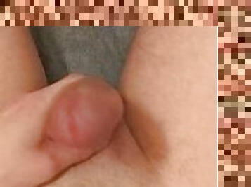 masturbation, amateur, ejaculation-sur-le-corps, énorme-bite, mignonne, solo, bite