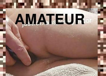 amatør, anal, bøsse, liderlig, kær, dildo, solo, twink