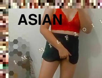 asiatisk, amatør, milf, mamma, lubben, skitten, naturlig, perfekt, fetisj, filipinsk