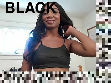 Nova star masturbates her sexy black pussy