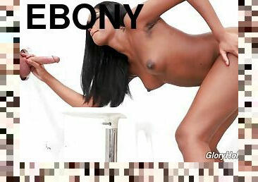 Ebony Ashley Aleigh discovers a glory hole