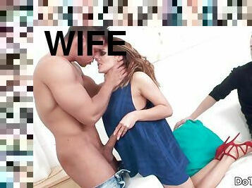 Dominique Phoenixs wife eats strangers cum after hot sex